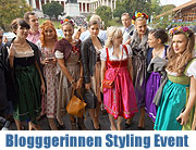 Wiesn-Styling Event @ Lippert's Friseure München und Wiesnbesuch mit einigen der bekanntesten Mode-Bloggerinnen Deutschlands am 26.09.2014  (©Foto. Martin Schmitz)